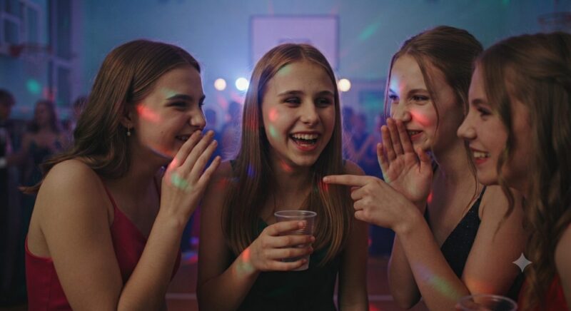 סבא שלי תפר לי את שמלת הנשף 5 ימים לפני שהוא נפטר – הכיתה שלי צחקה עד שהבחור הכי פopולרי בבית הספר נתן לכם לקח